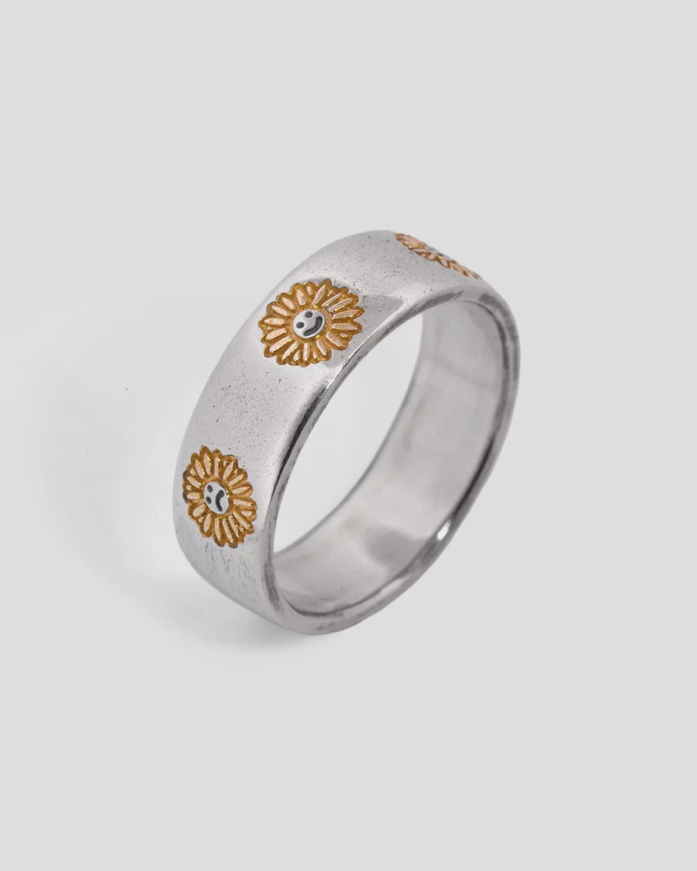 SUE THE BOY Sue's Mood Ring Size Y 1/2 - 925 sterling silver