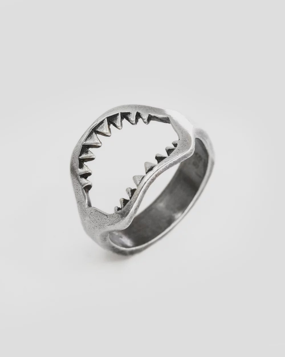 SUE THE BOY Jaws ring size U - 925 silver