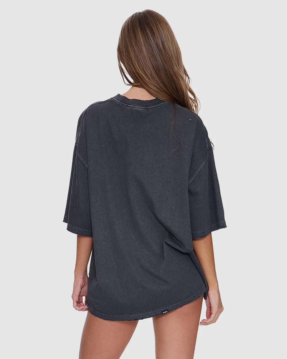 Thrills Neon Metal Oversized Tee - Merch Black