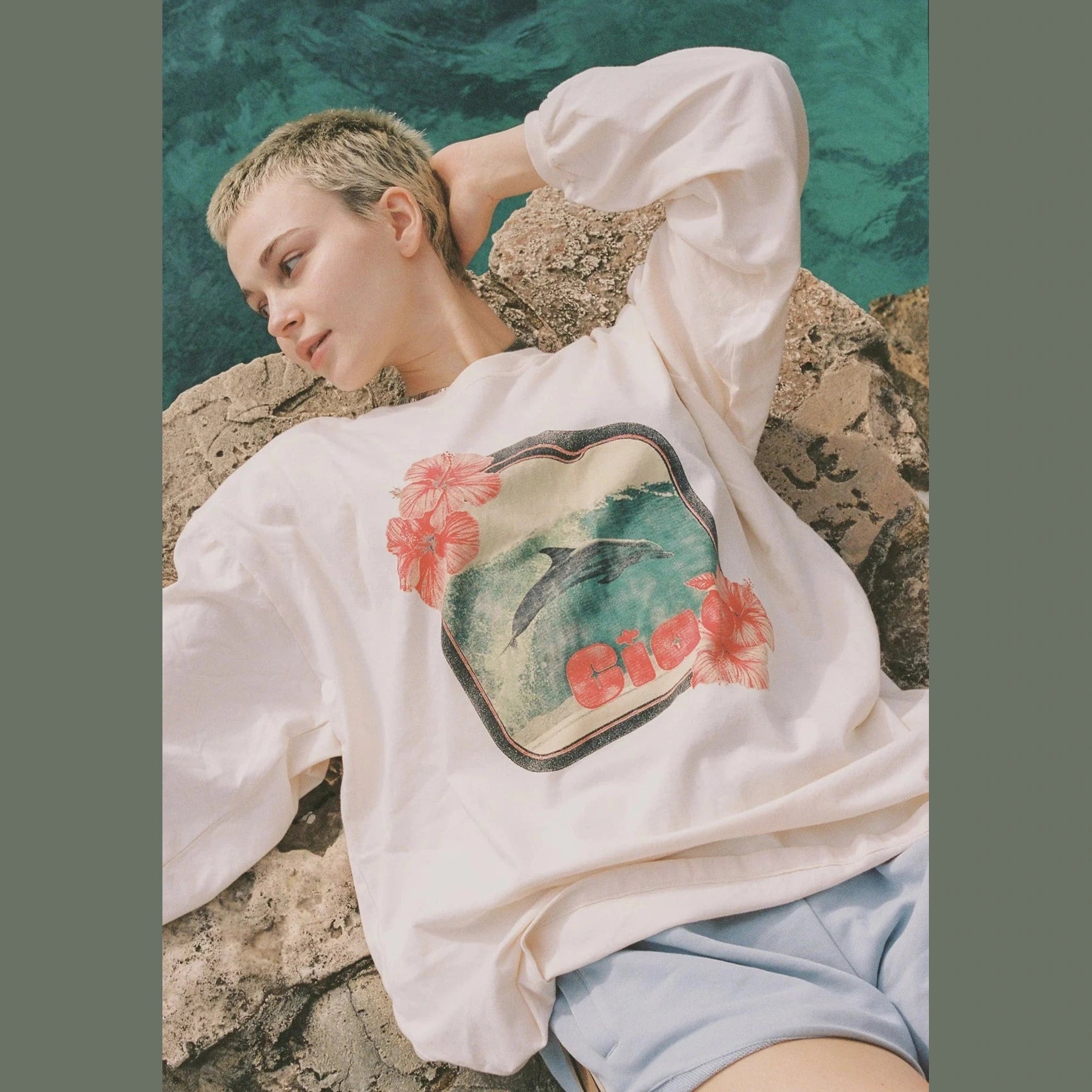 CIAO CIAO Aov dolphin ls tee