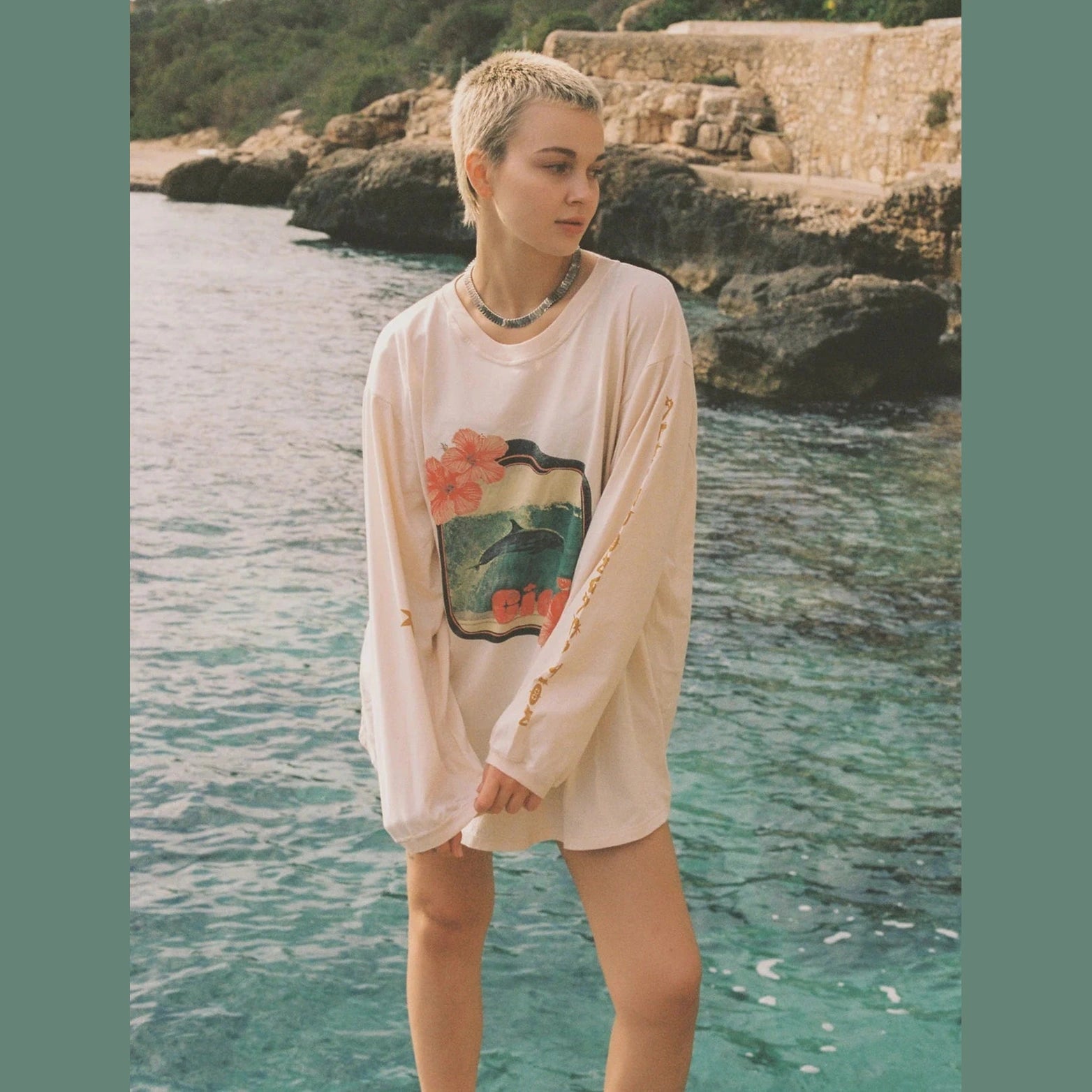 CIAO CIAO Aov dolphin ls tee