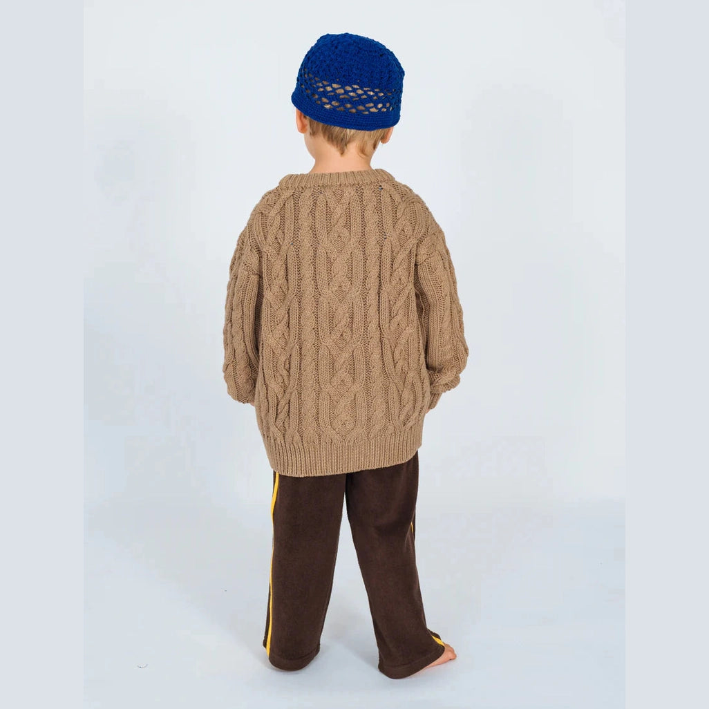 ATMOSEA kids cable knit - mocha