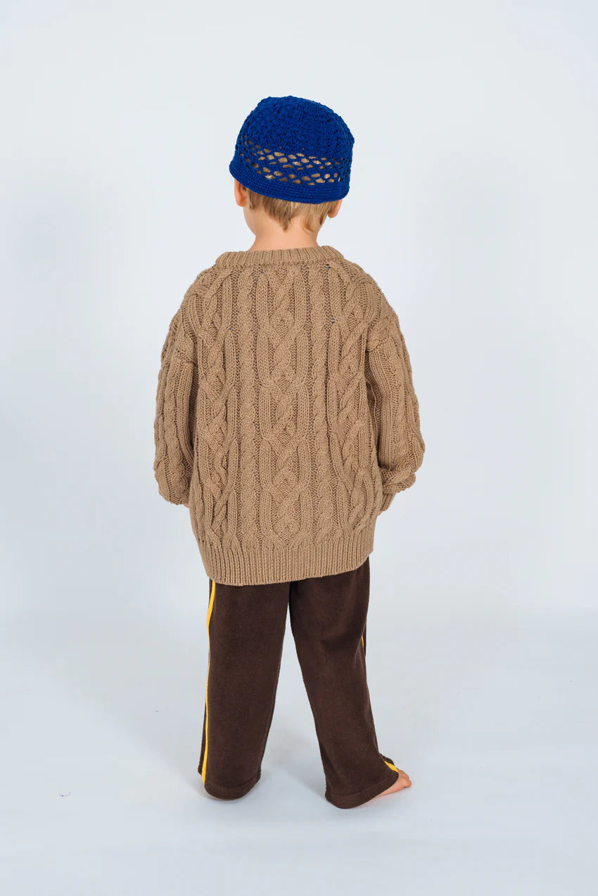 ATMOSEA kids cable knit - mocha