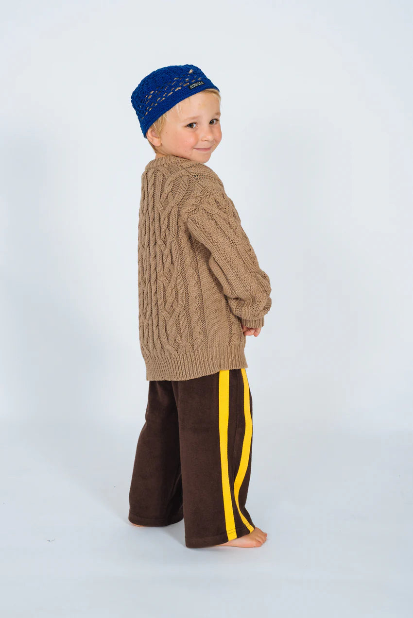 ATMOSEA kids cable knit - mocha
