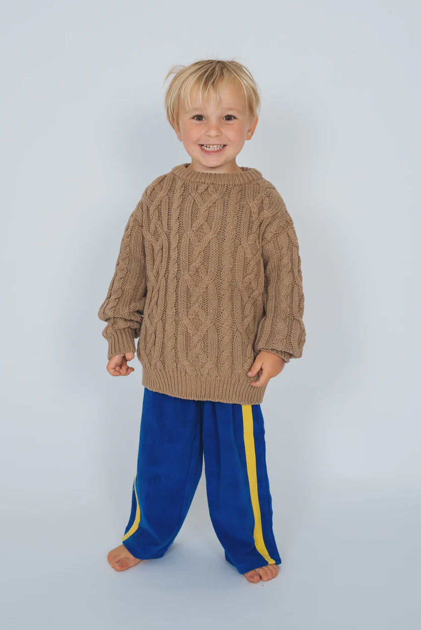 ATMOSEA kids cable knit - mocha