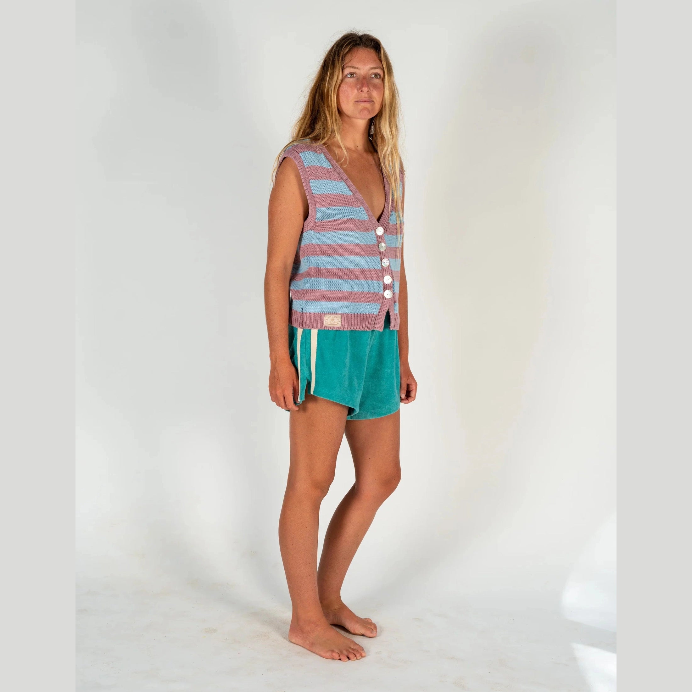 ATMOSEA Knit vest - Candy stripe
