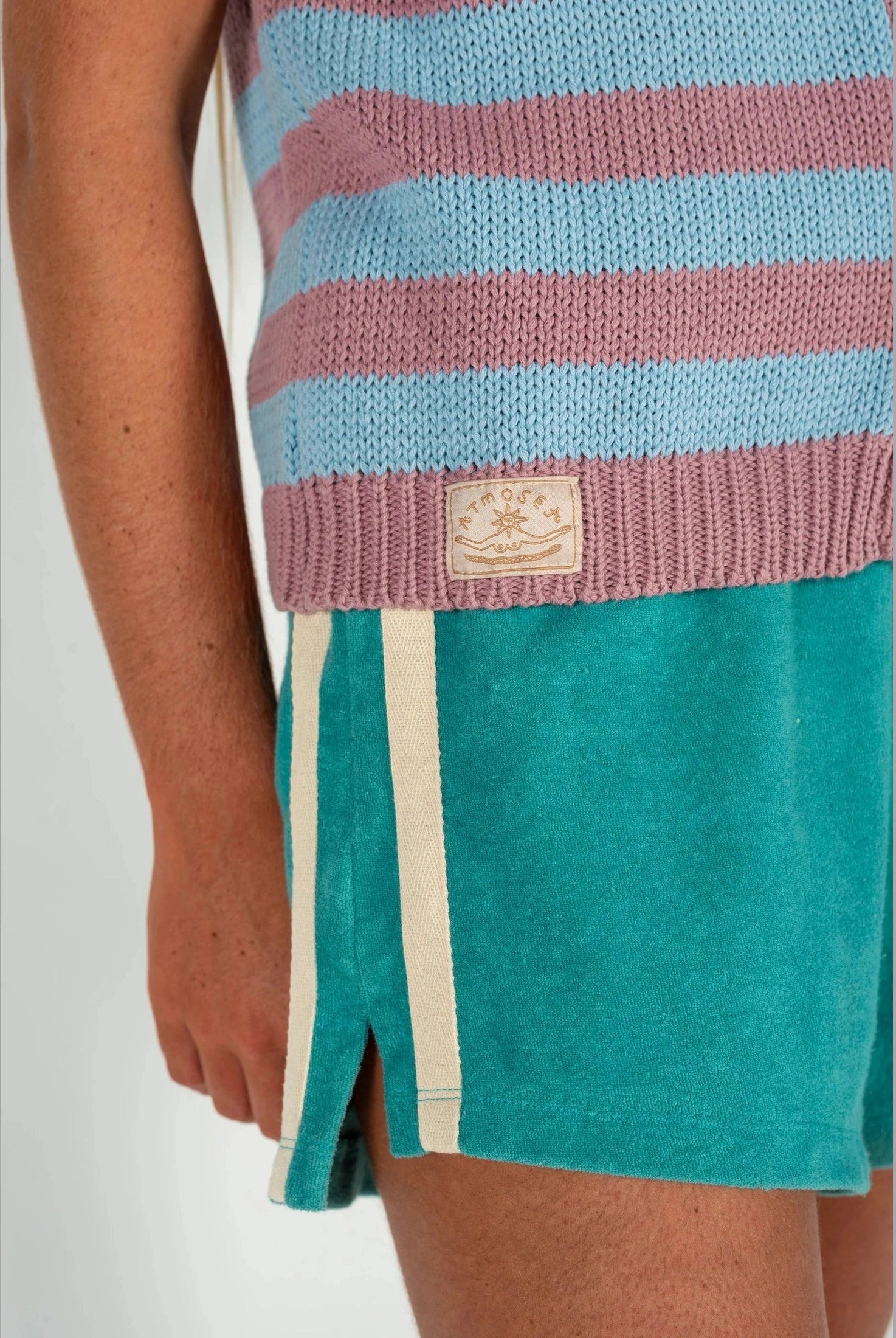 ATMOSEA Knit vest - Candy stripe
