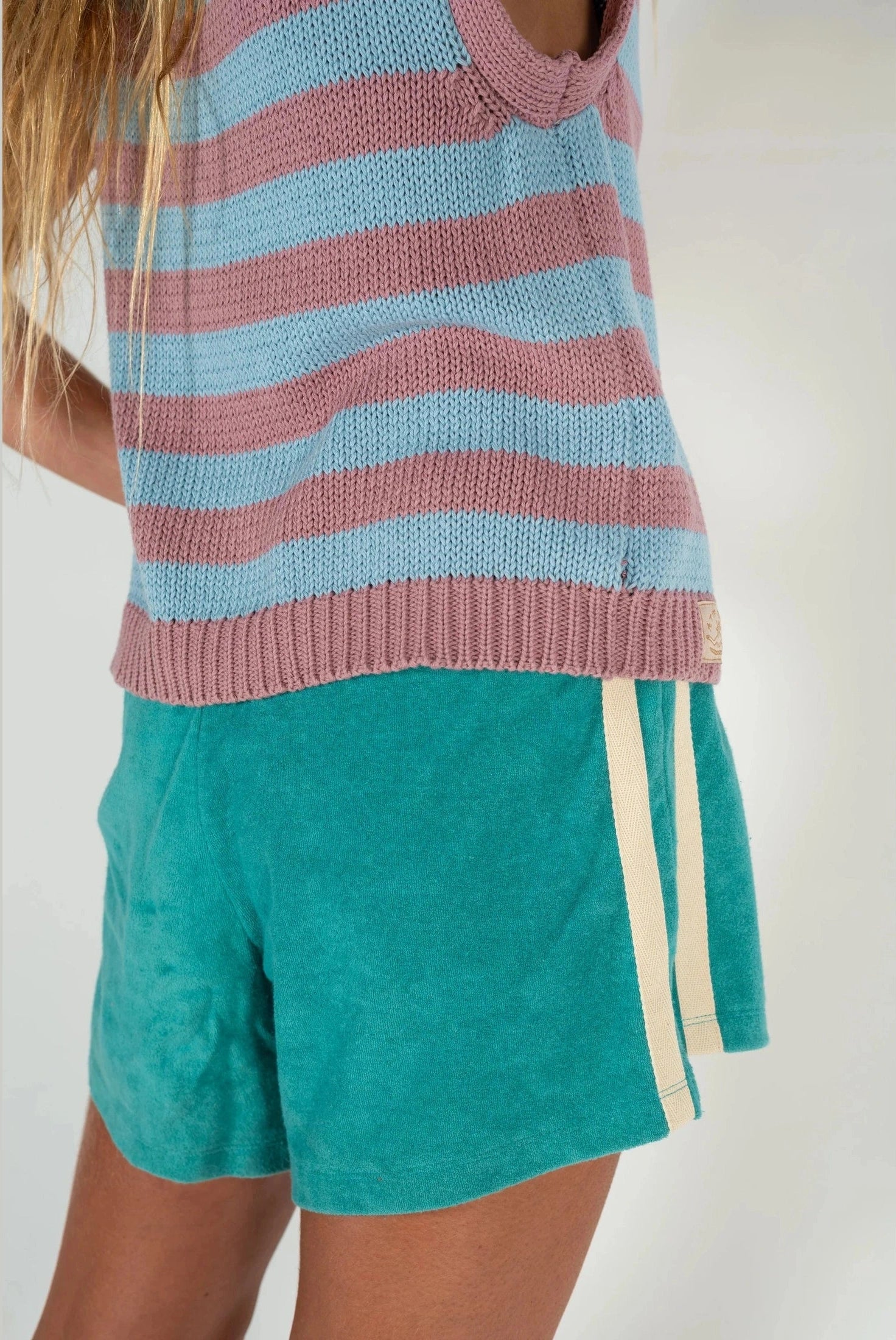 ATMOSEA Knit vest - Candy stripe