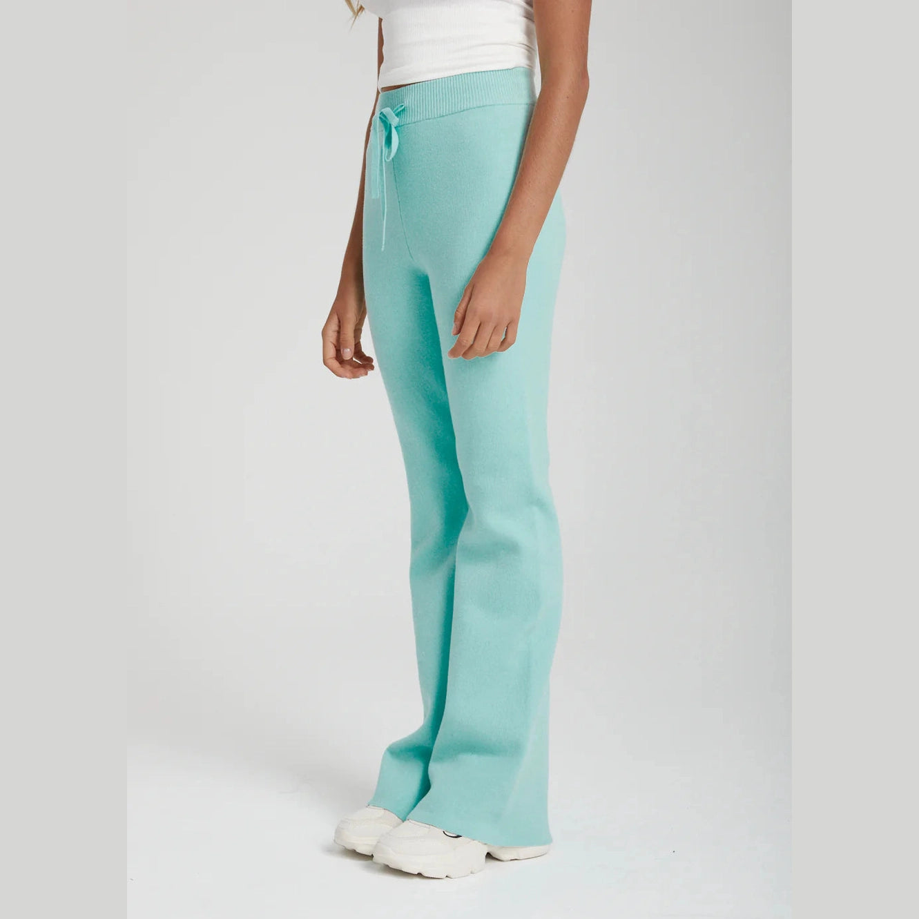 Summi Summi KNIT FLARES - AQUA