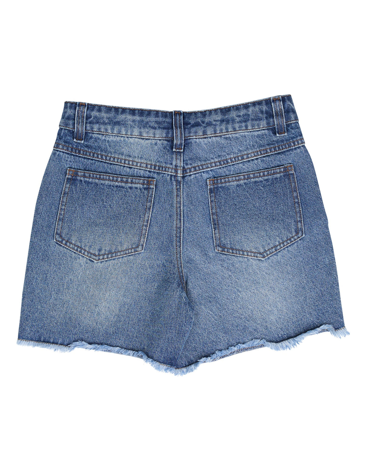 Eve Girl - LEXI DENIM SHORT - Mid Blue