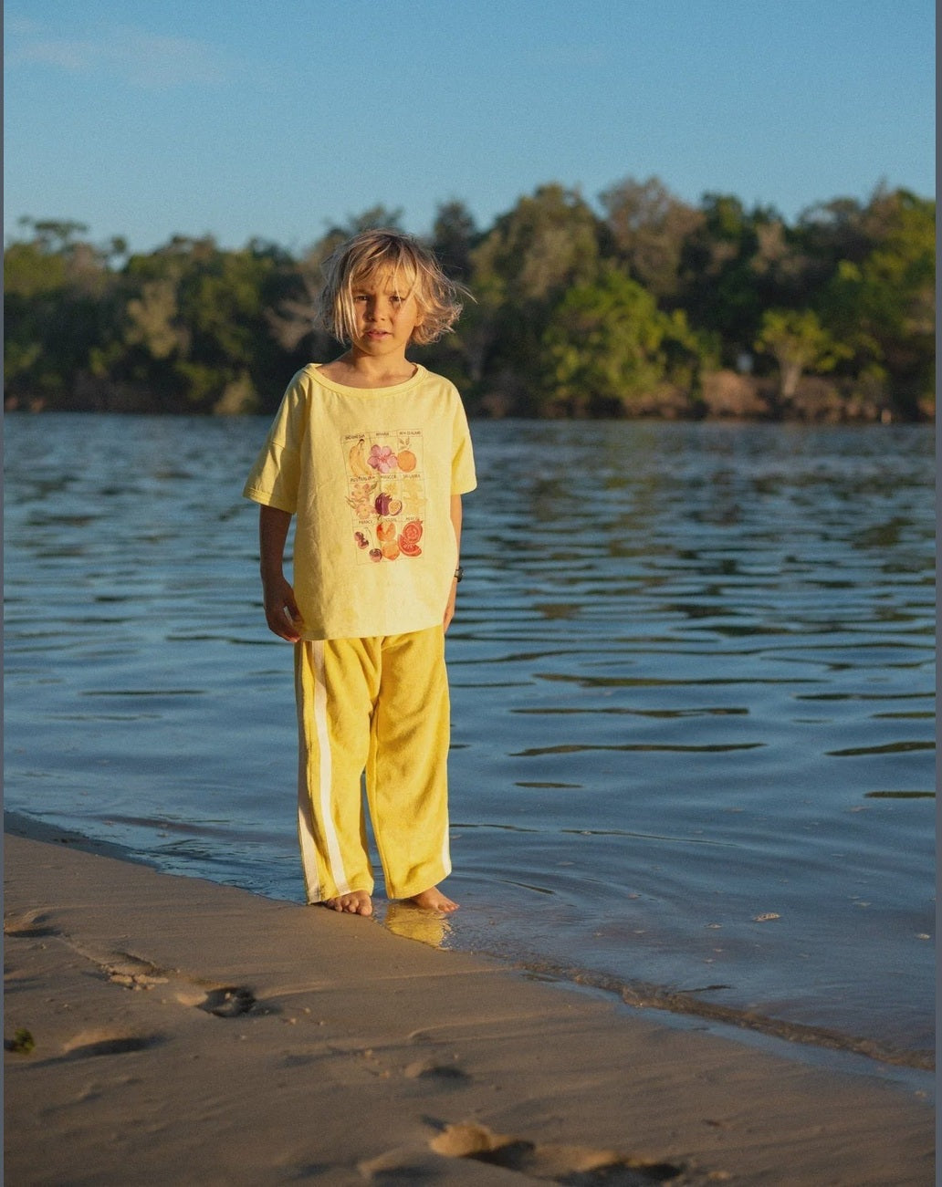 Atmosea Mini Terry Pant in Butter