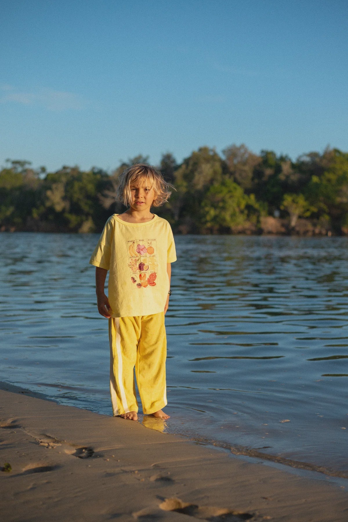 Atmosea Mini Terry Pant in Butter