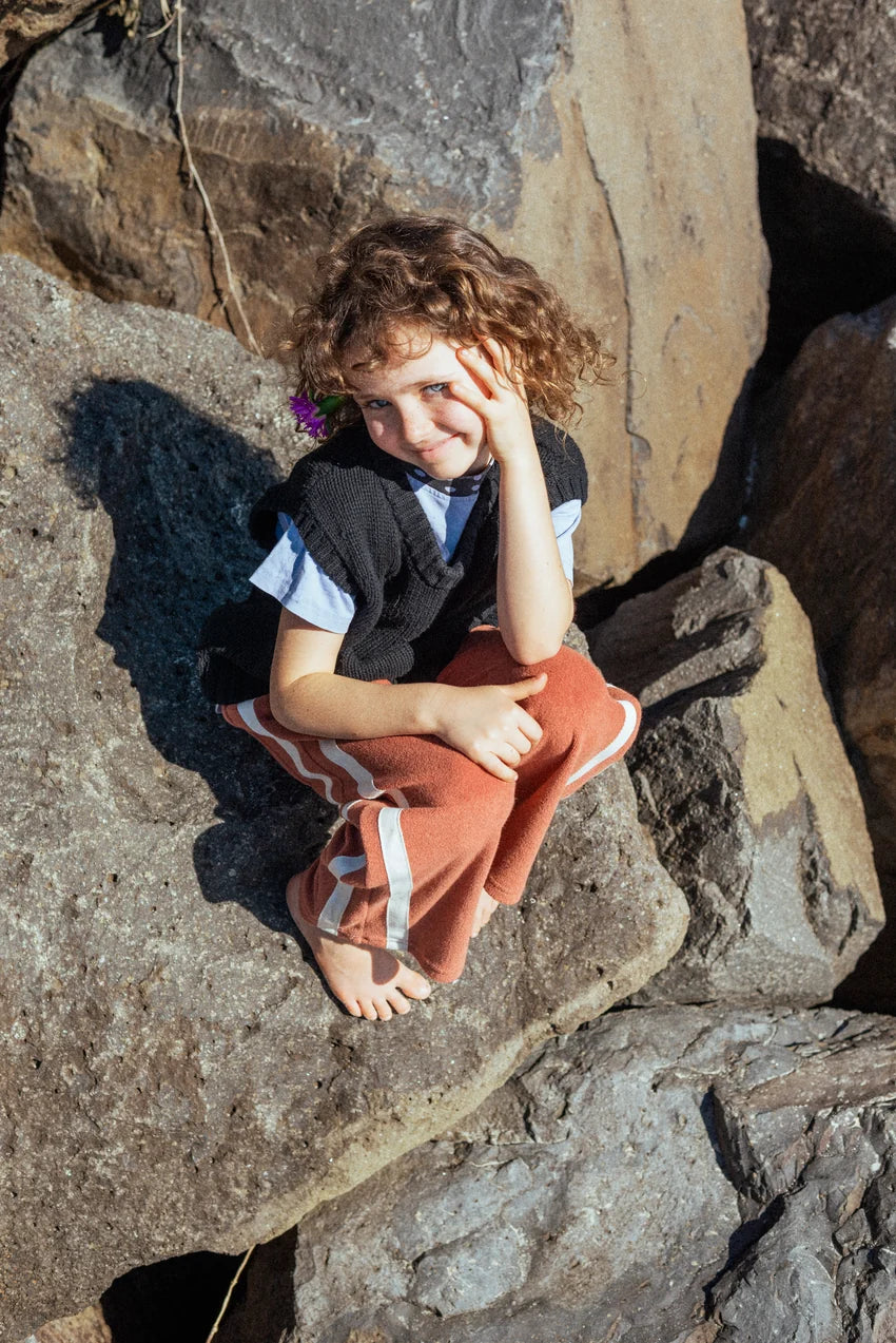 ATMOSEA Mini Terry Pant in Rust