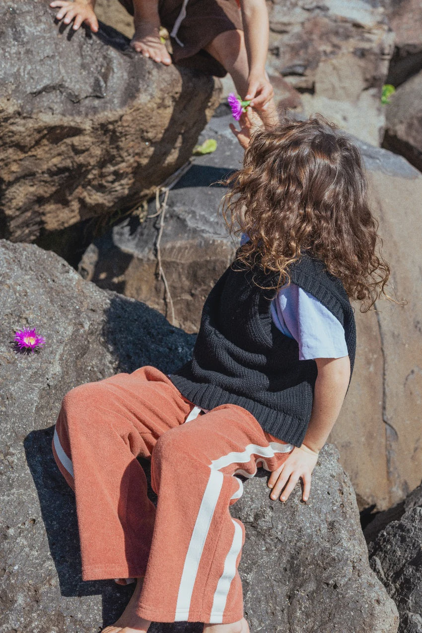 ATMOSEA Mini Terry Pant in Rust
