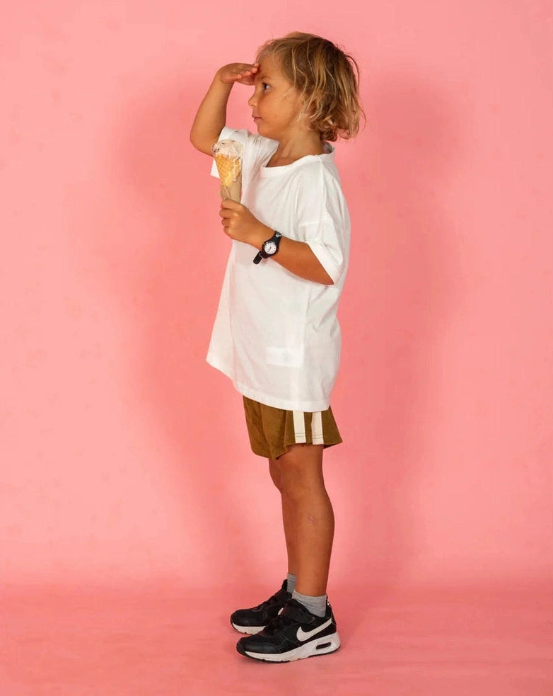 ATMOSEA Mini Terry Towelling Shorts - Army Green