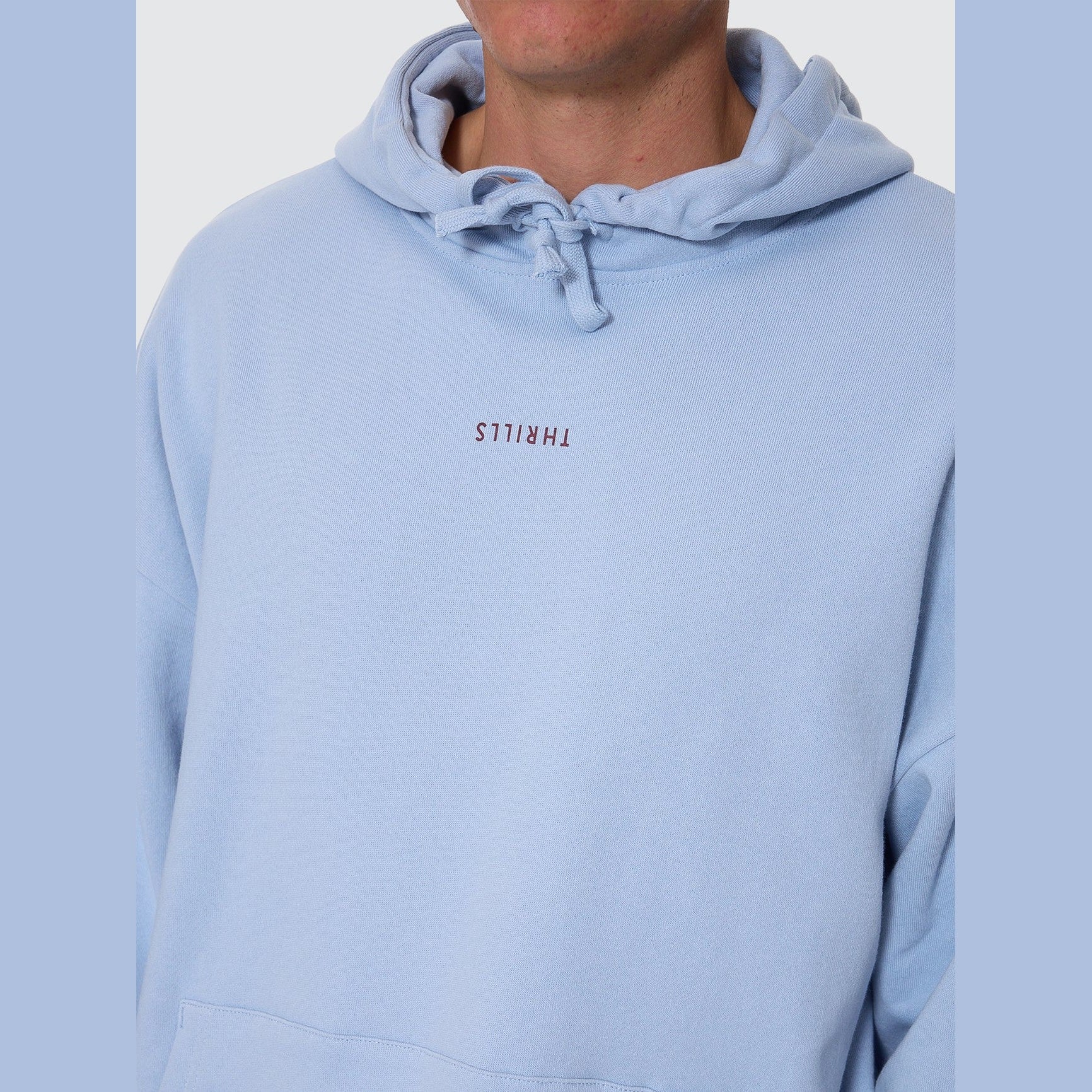 Thrills Minimal Thrills Slouch Pull On Hood - Placid Blue