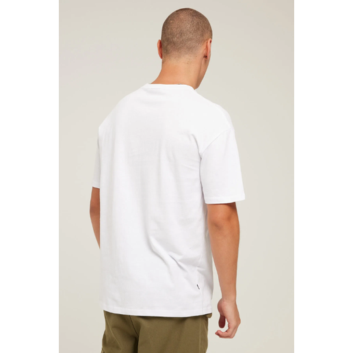 Stussy oval corp ss tee- white