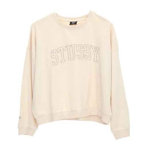 Stussy rockford rugby crew - white sand