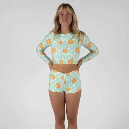 Inner relm jiver rash vest - river poppy
