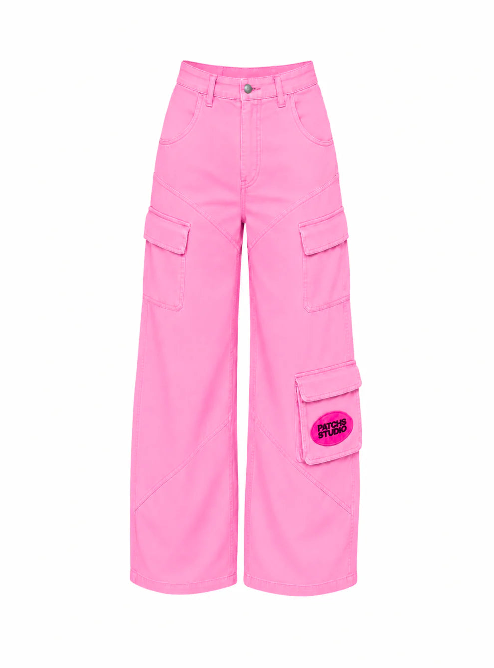PATCHS STUDIO  PINK CARGO PANTS