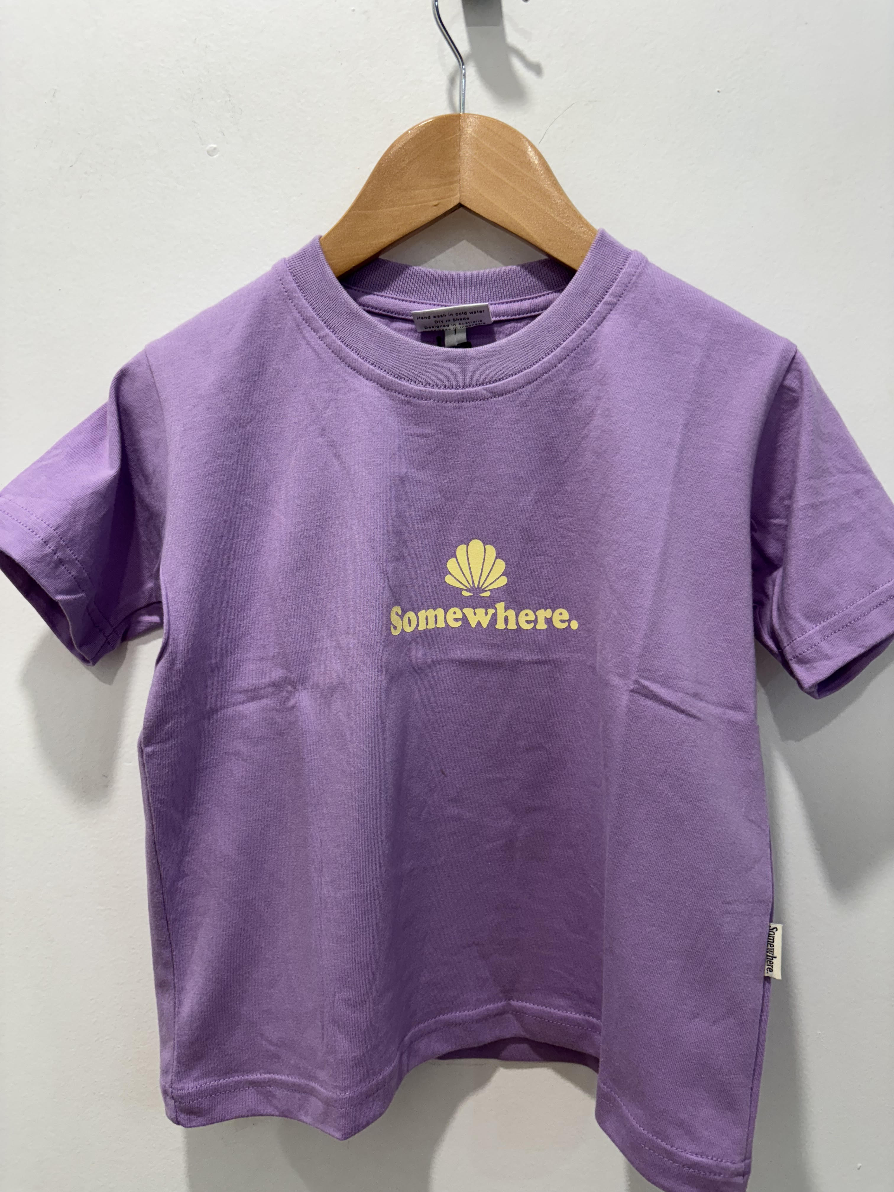 Somewhere Mini - Seashell Tee - Lilac