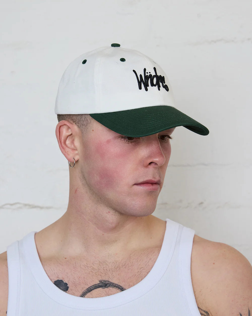 WNDRR Starter pro cap - Off white/green