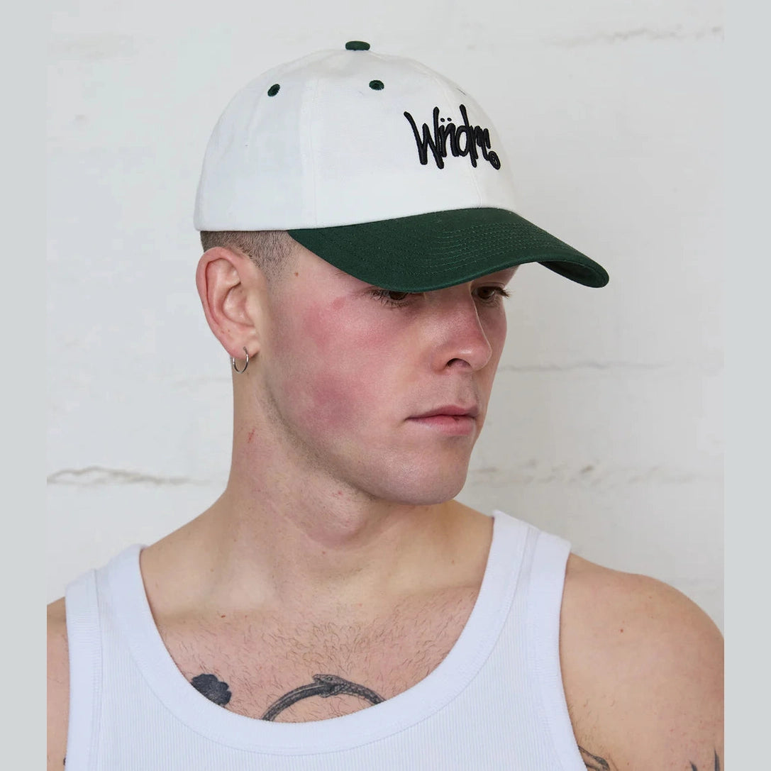WNDRR Starter pro cap - Off white/green