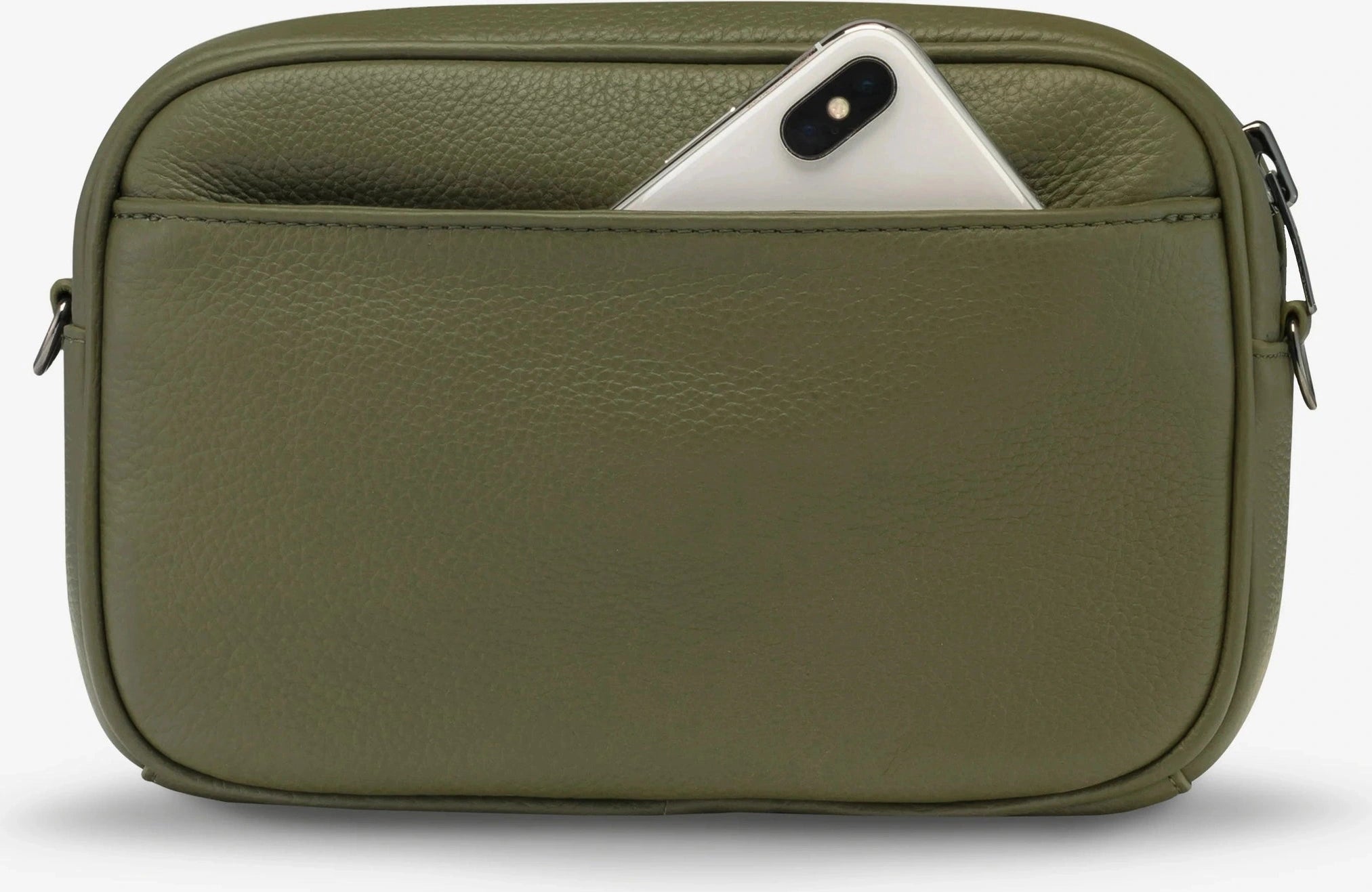 STATUS ANXIETY plunder bag with webbed strap - khaki