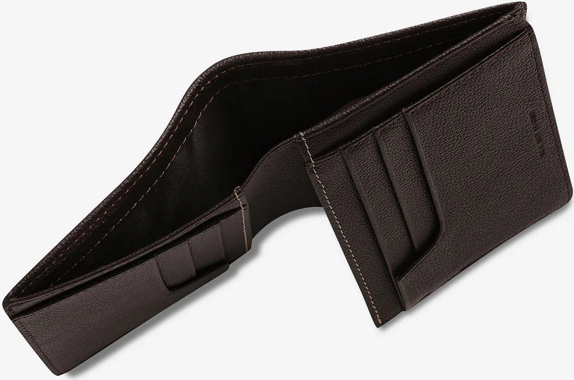 STATUS ANXIETY Nathaniel wallet - chocolate