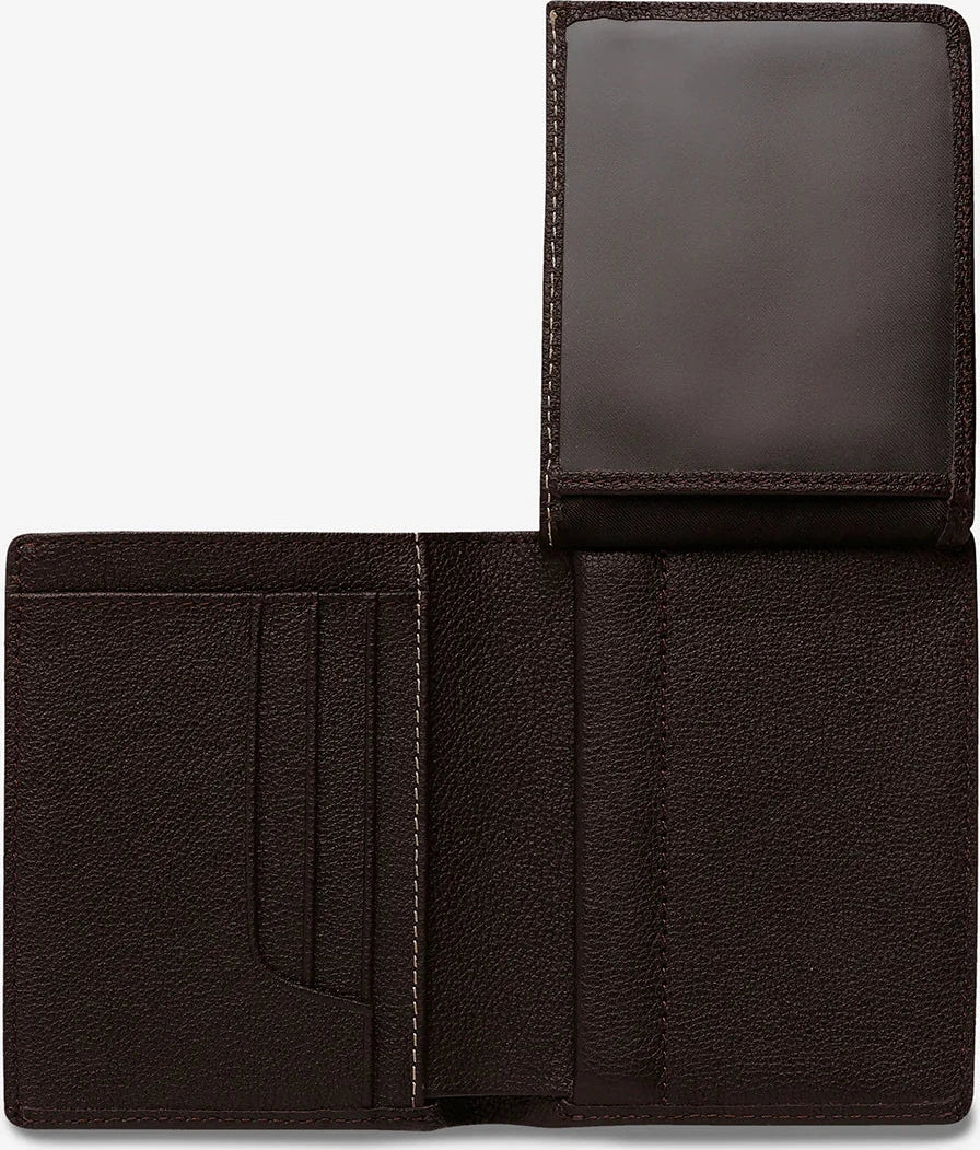 STATUS ANXIETY Nathaniel wallet - chocolate