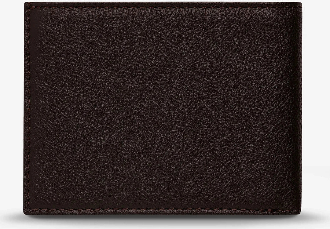 STATUS ANXIETY Noah wallet - chocolate