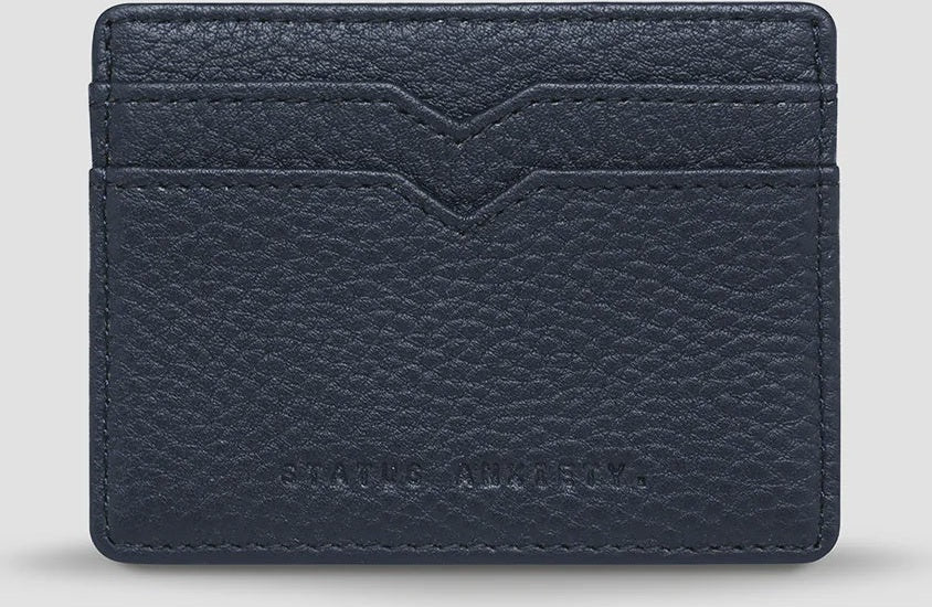 STATUS ANXIETY Together For Now Wallet - Midnight Blue
