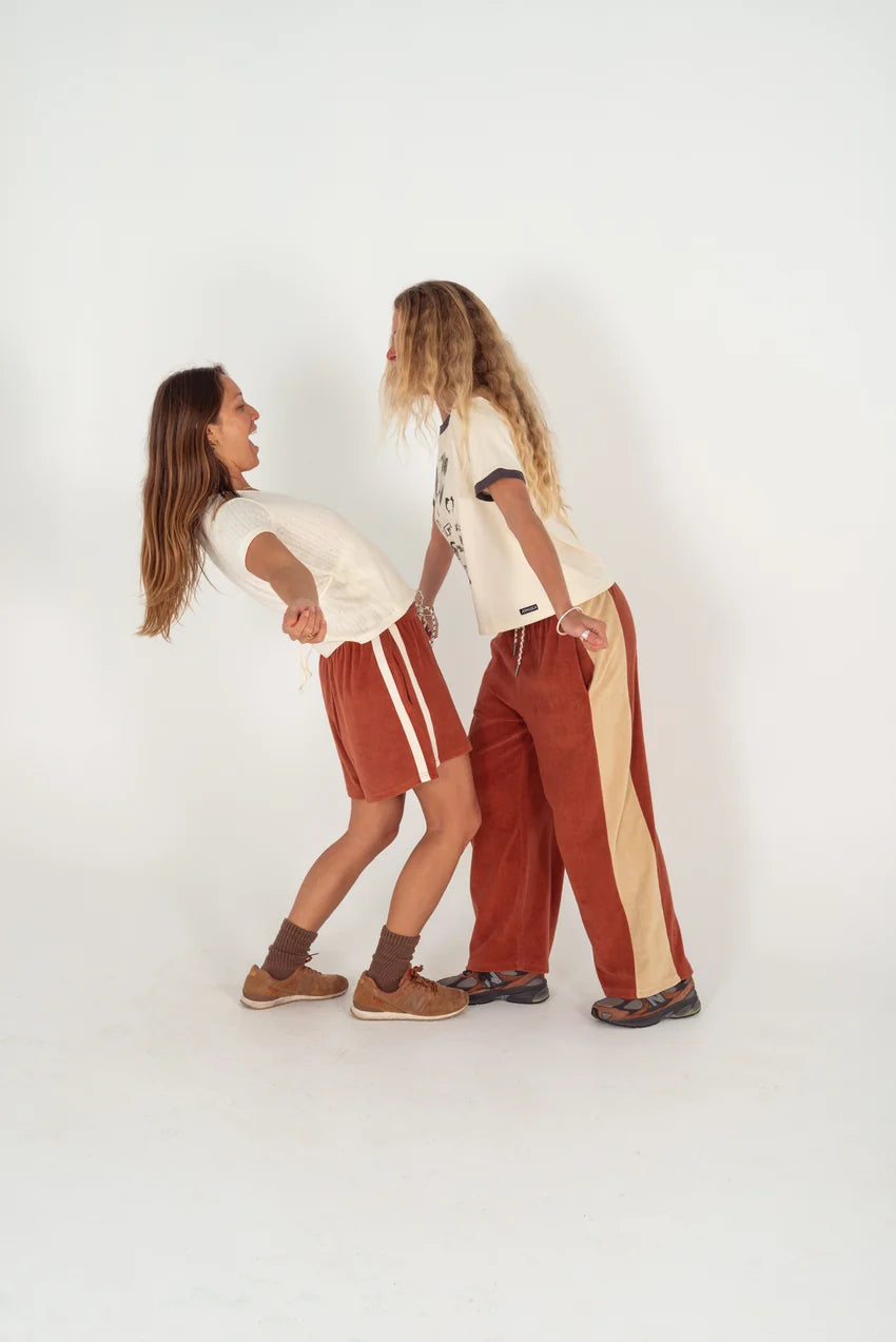 ATMOSEA Terry Towelling Shorts Rust