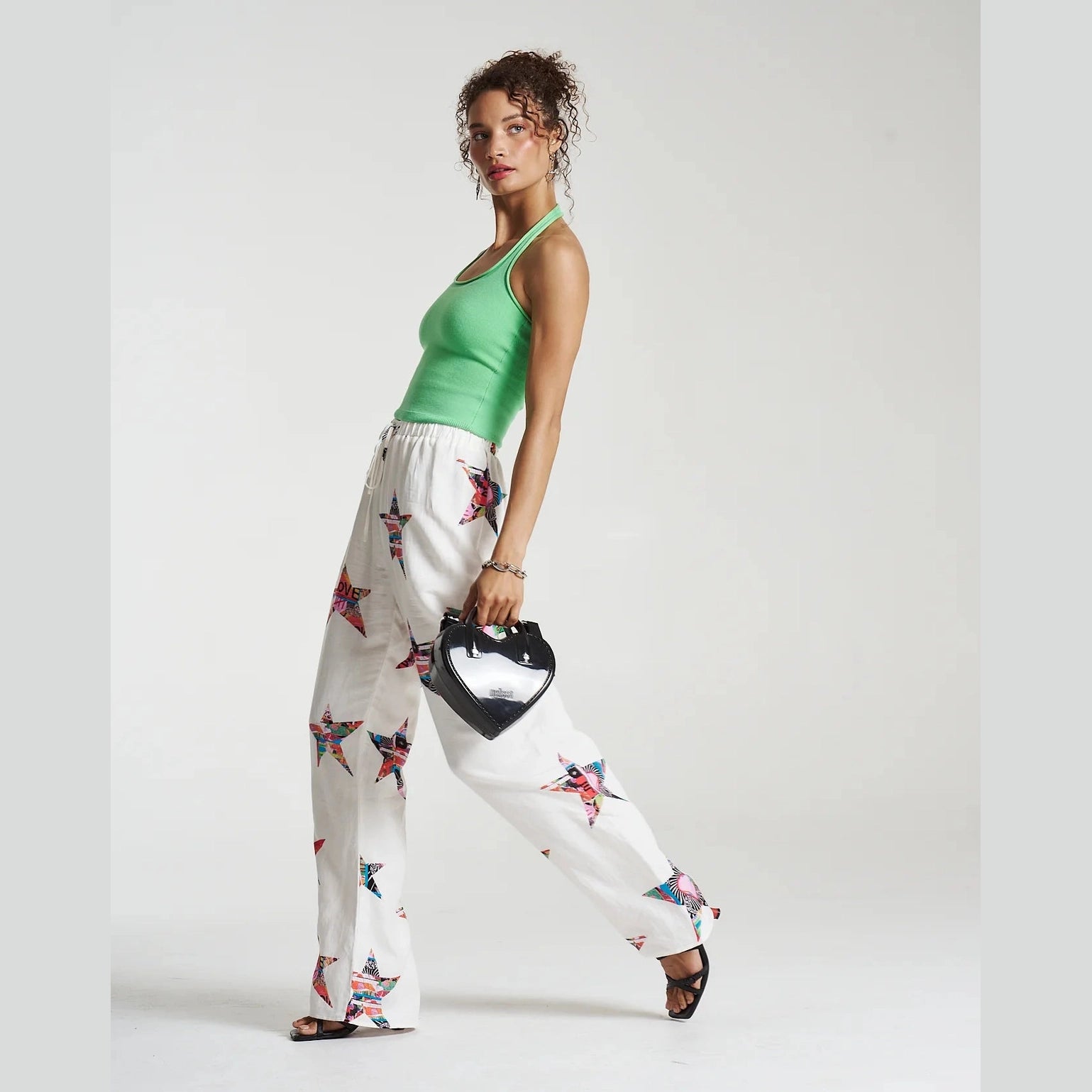 SUMMI SUMMI Elastic waist pants - Star x lovers