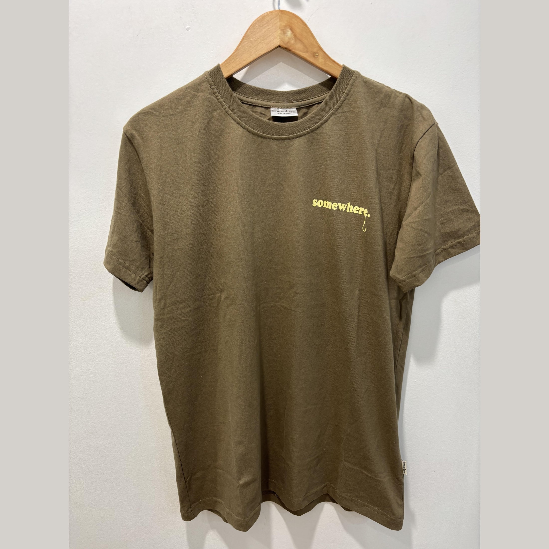 Somewhere Tinnie Tee - Khaki