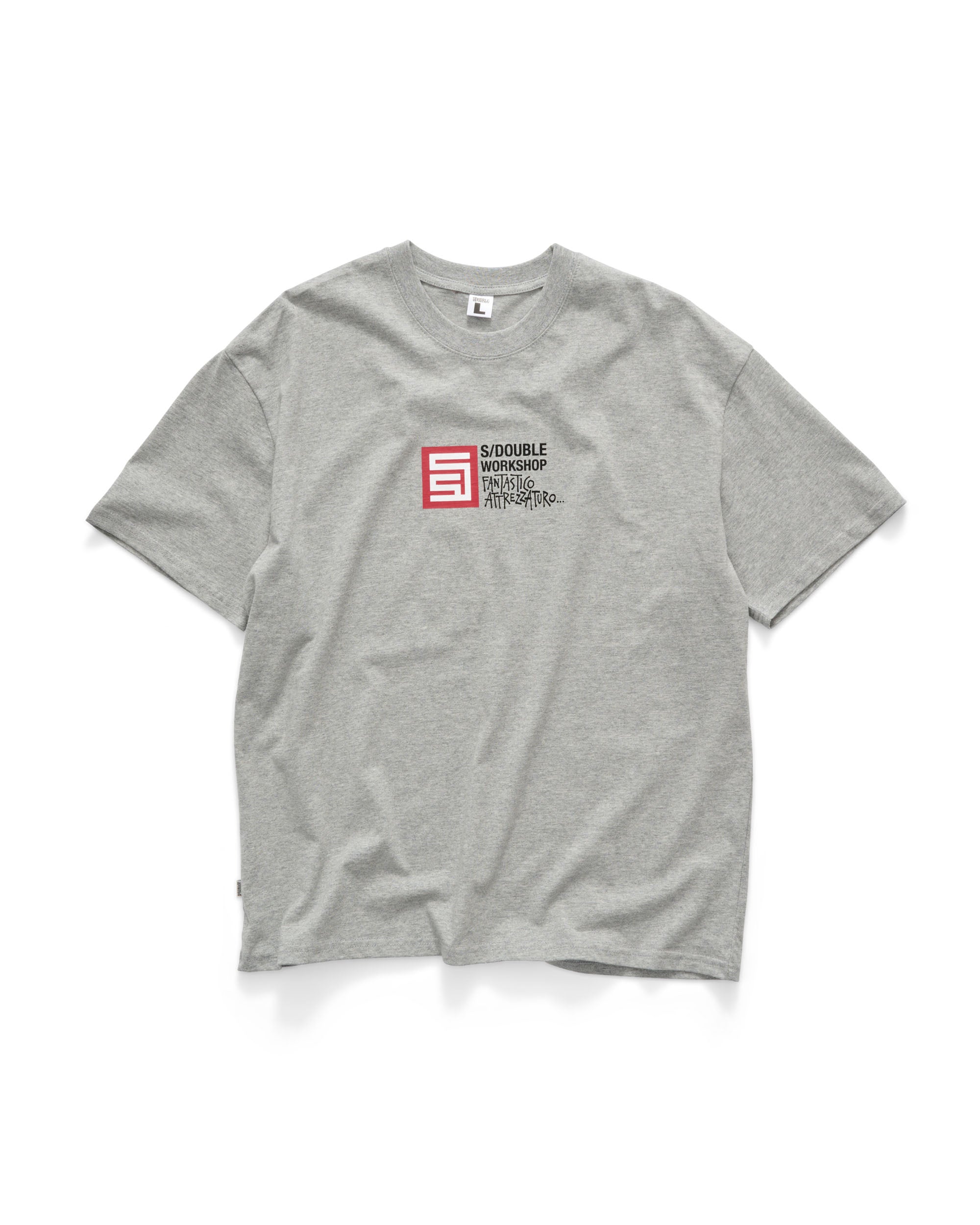 S DOUBLE Fantastico ss tee - Grey heather