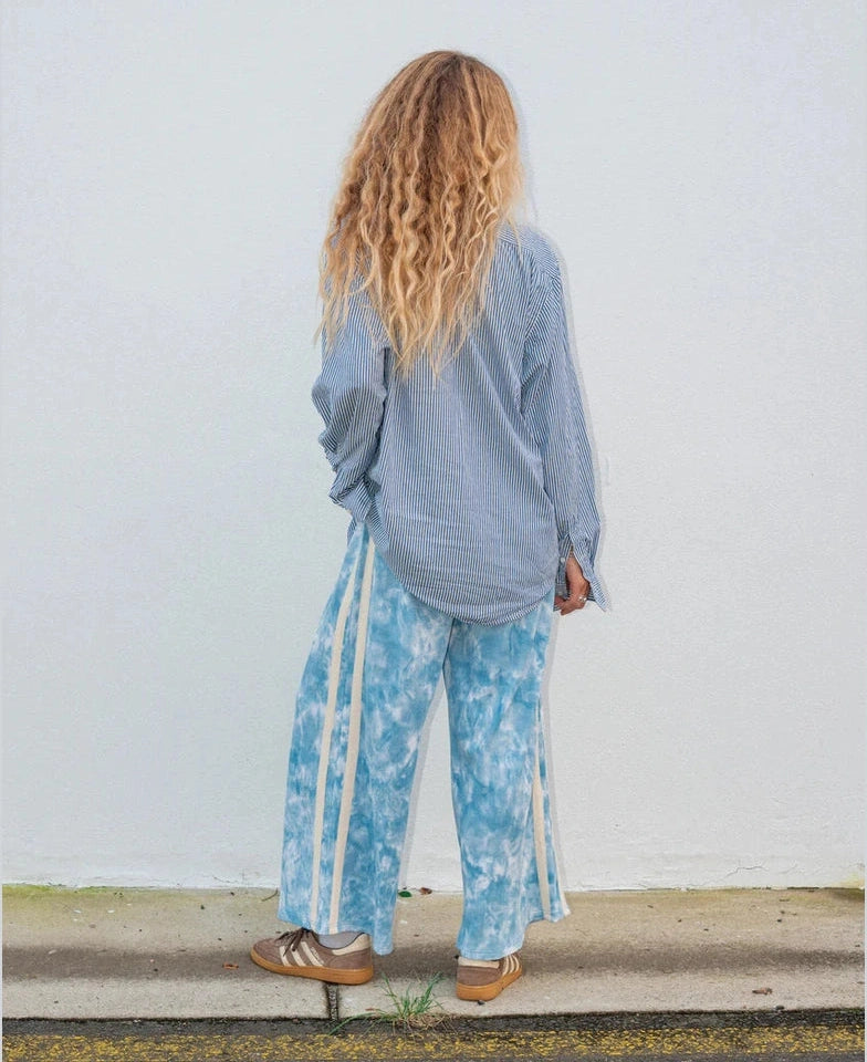 ATMOSEA Waffle Lounge Pants - Cloud Tie Dye