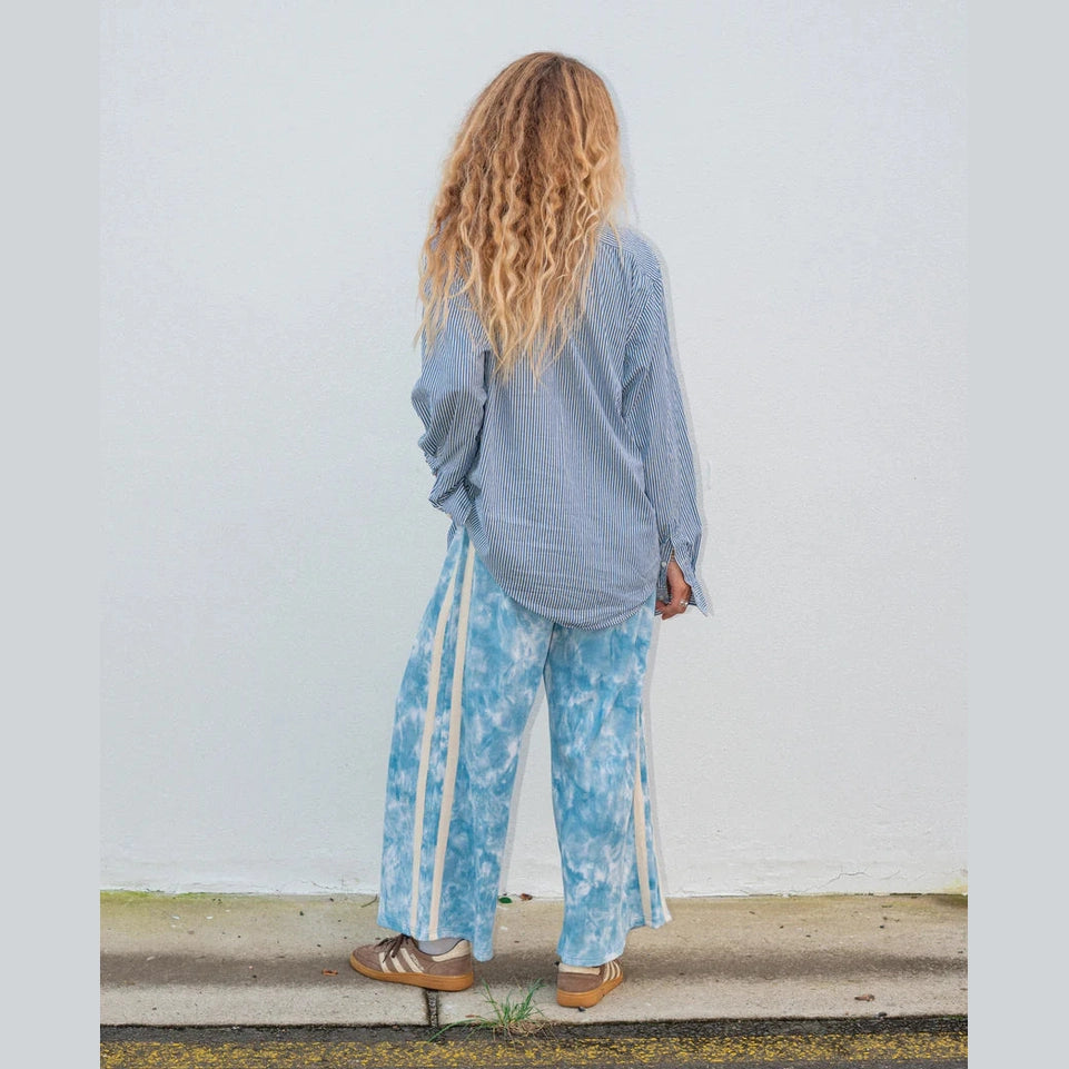 ATMOSEA Waffle Lounge Pants - Cloud Tie Dye