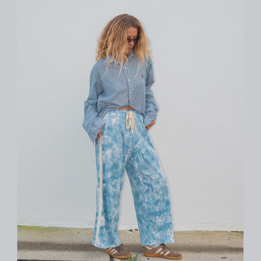 ATMOSEA Waffle Lounge Pants - Cloud Tie Dye