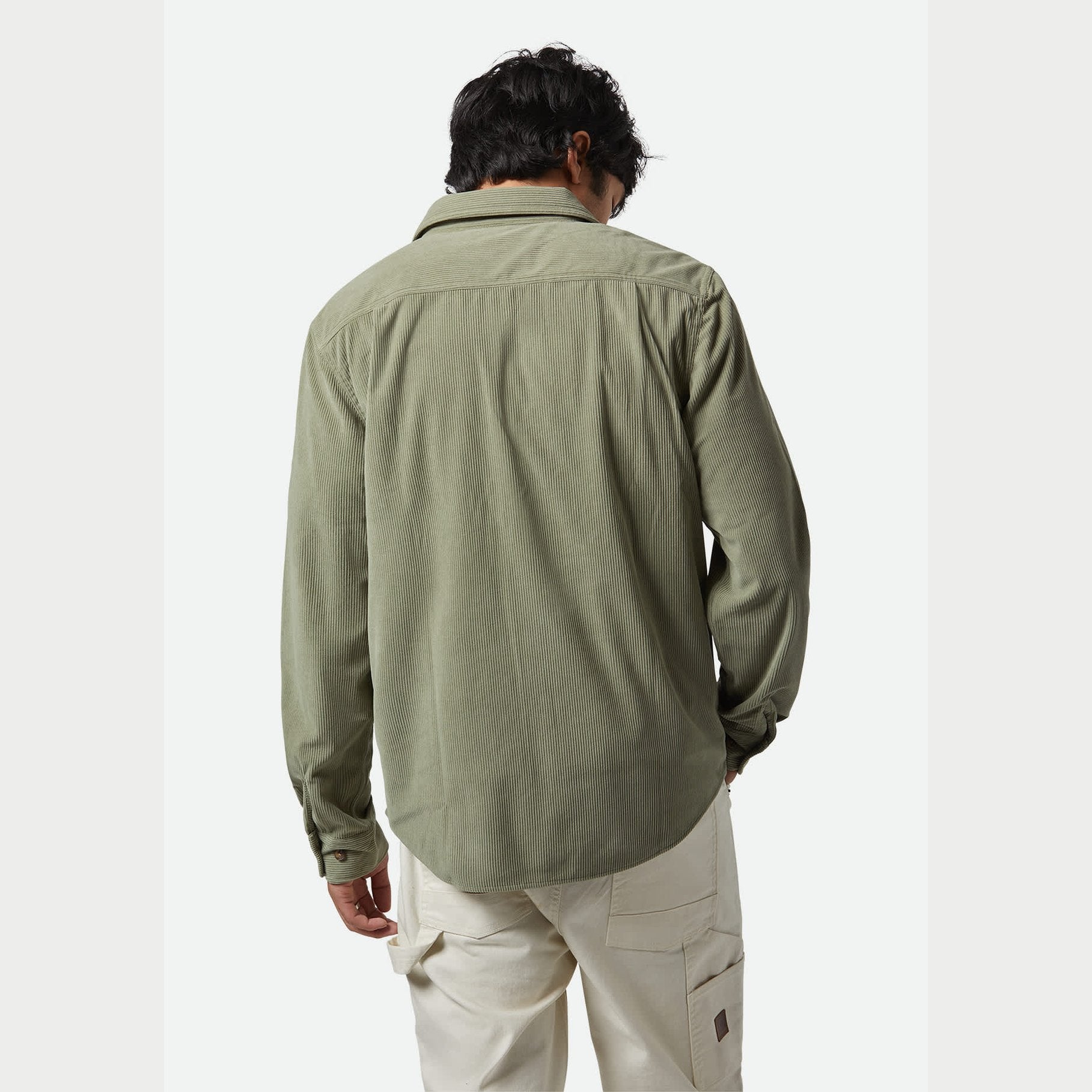BRIXTON The Field Corduroy L/S Overshirt - Military olive