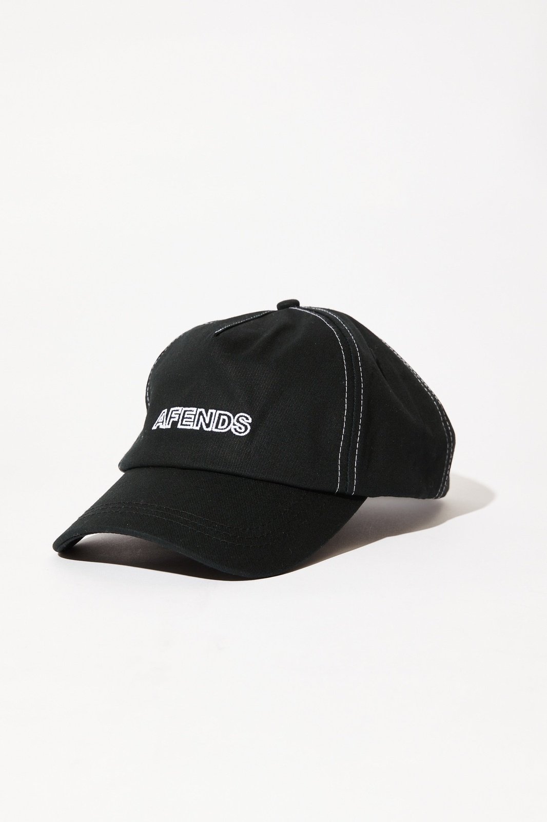AFENDS Outline recycled trucker cap - Black
