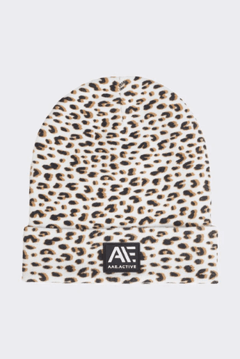 All About Eve Active Leopard Sports Beanie- Print