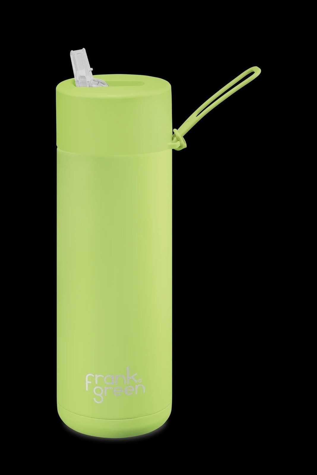 Frank green limited edition ceramic reusable bottle - 34oz / 1,000ml - pistachio green