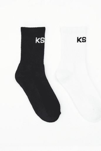 Kscy lost 2 pack mid sock multi colour
