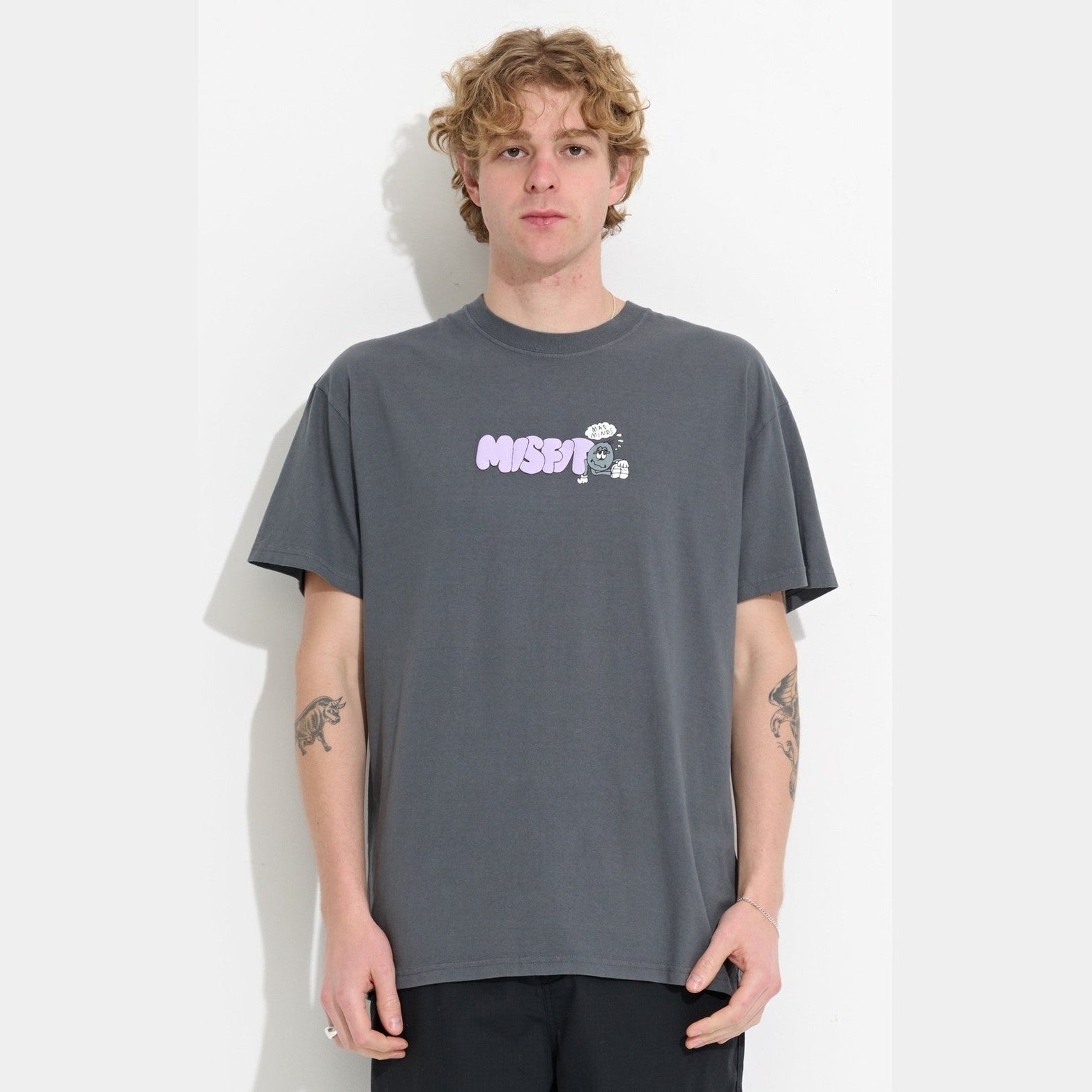 MISFIT Loving hopes ss tee -Pigment petrol