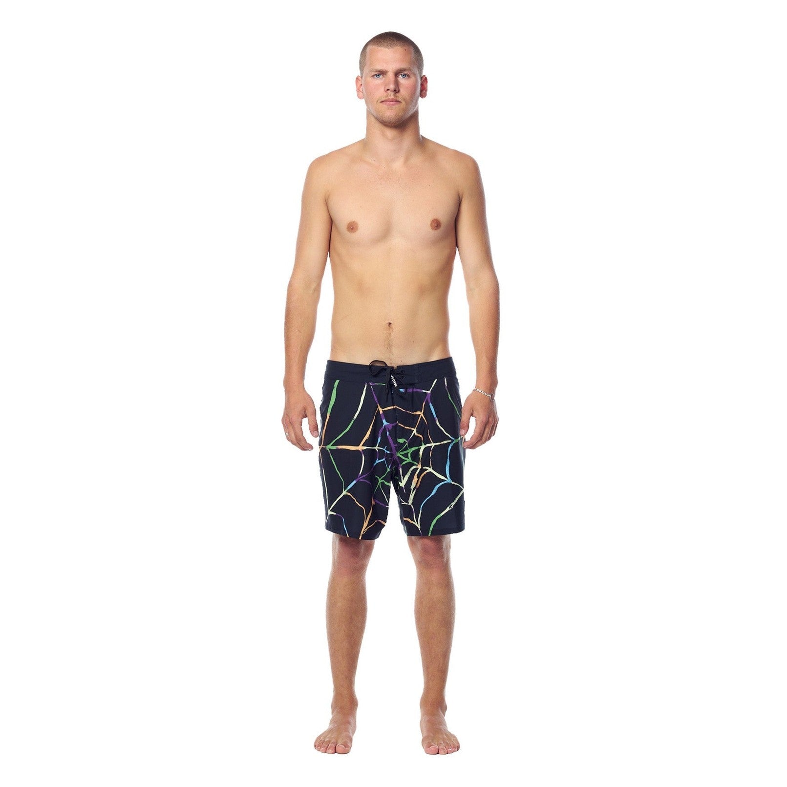 MISFIT - dope machine 17" boardshort - black/web