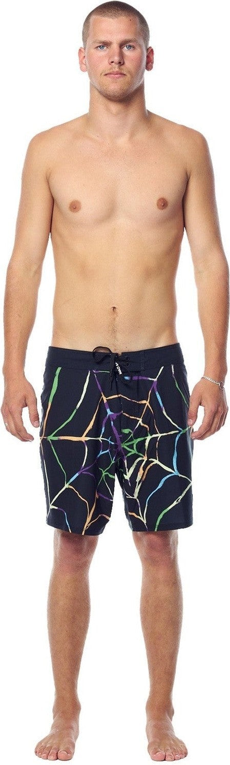 MISFIT - dope machine 17" boardshort - black/web