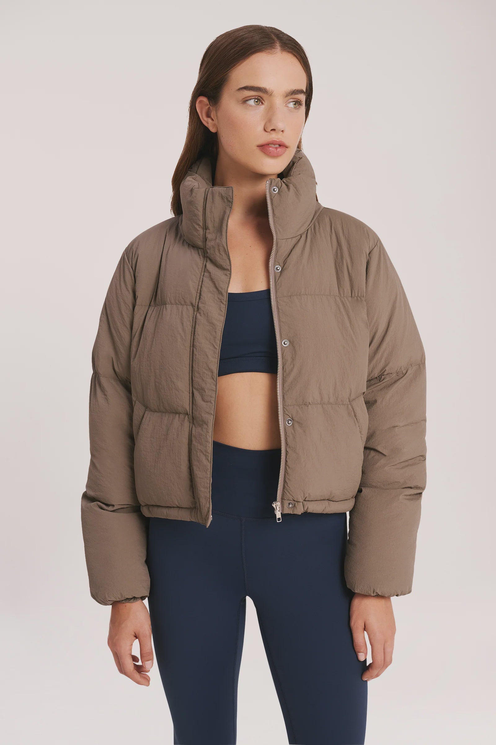 Nude lucy topher puffer jacket - ash