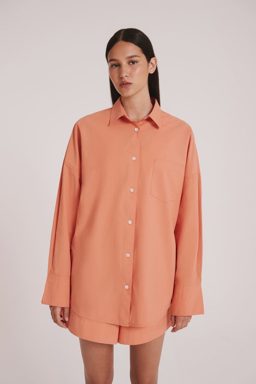 Nude Lucy Sigrid Poplin Shirt - Watermelon