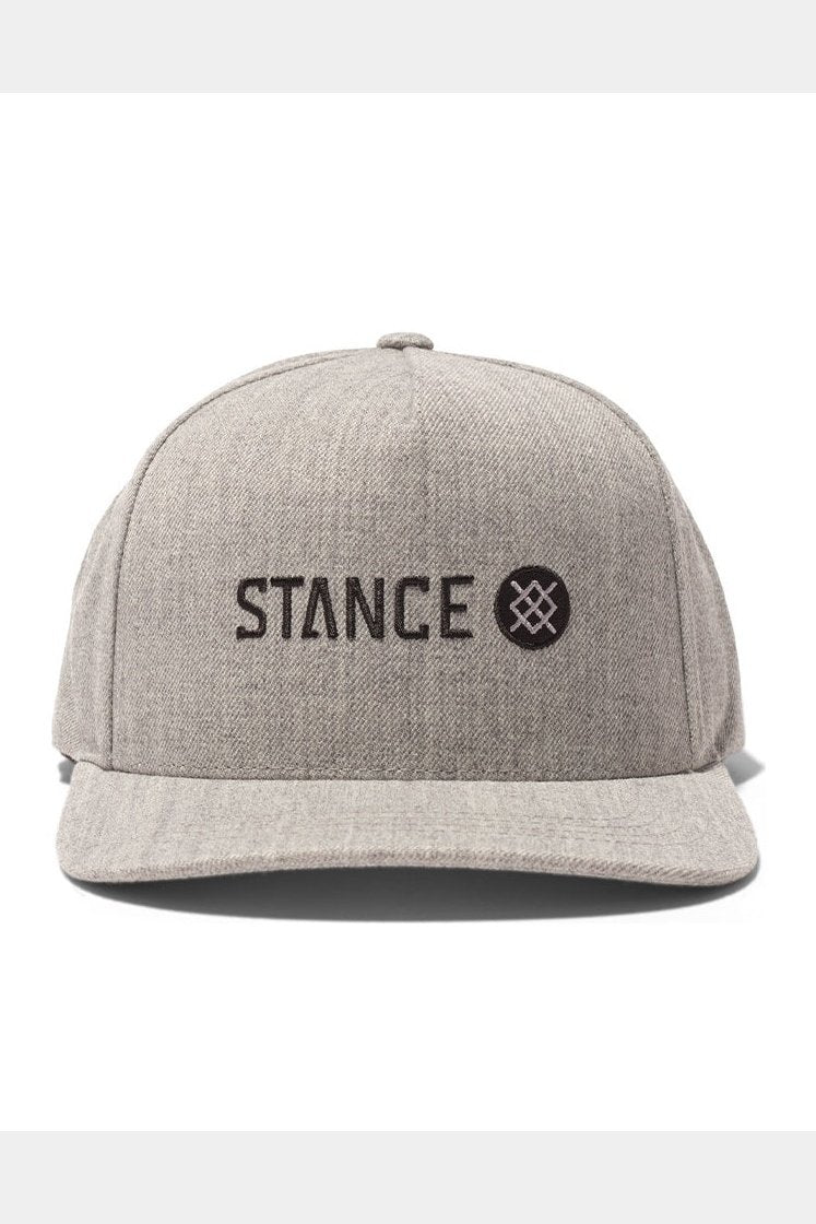 STANCE Icon wool snapback hat - Heathergrey